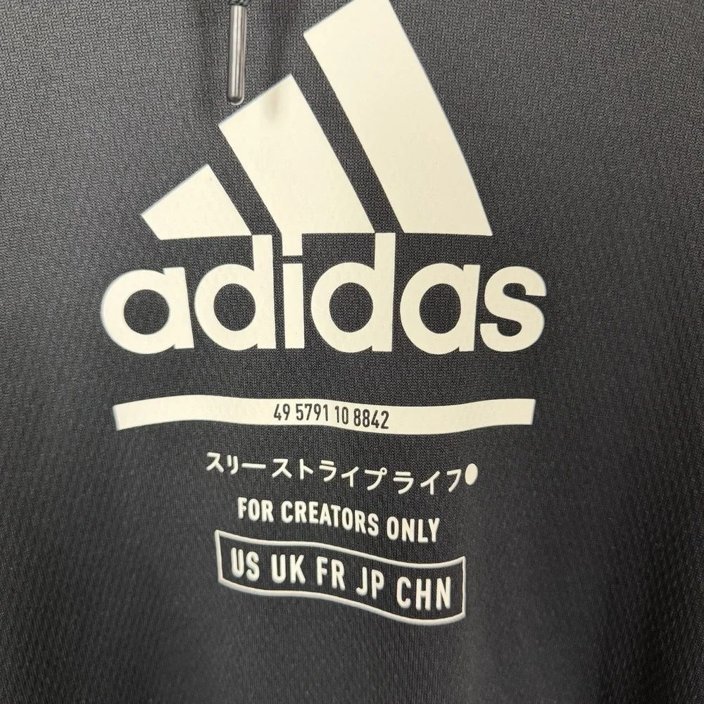 Adidas Men's FOR CREATORS‎ ONLY Climawarm Pullover Hoodie SZ S Black Performance